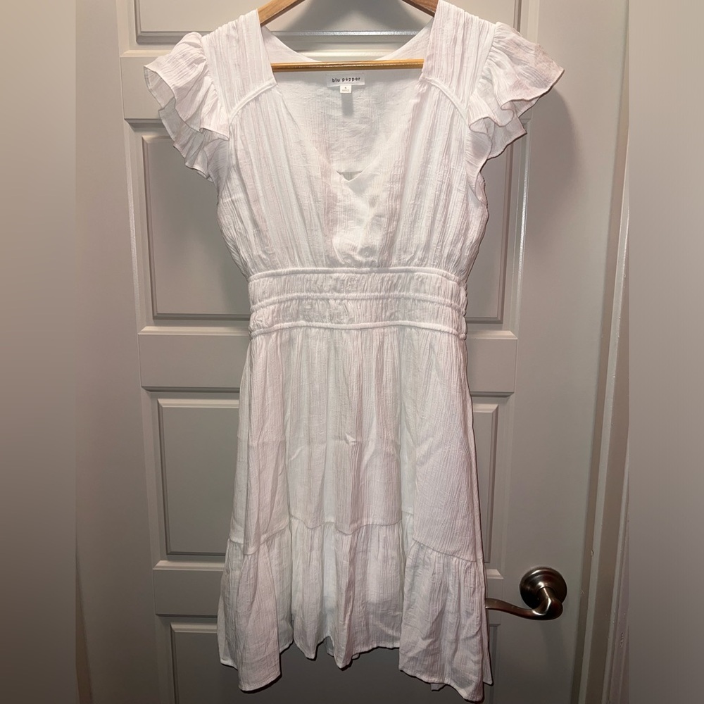 Blu Pepper White Dress